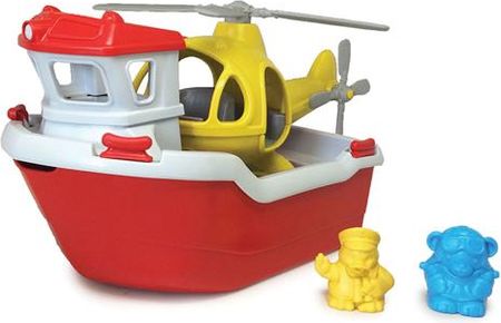 Bigjigs Toys Łódka Ratunkowa Z Helikopterem (11155)