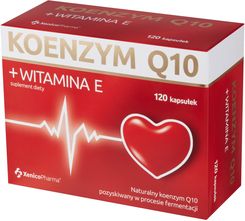 Naturalny Koenzym Q10 + Witamina E 120 kaps.