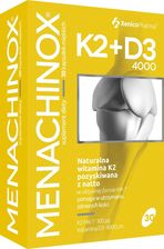 Menachinox K2 MK-7 Naturalna Witamina K2 + D3 4000 30 kaps - zdjęcie 1