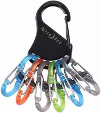 Zdjęcie Nite Ize Brelok Keyrack Stal Nierdzewna + 6X Micro Karabińczyk Plastik Mix Kolorów - Kościan