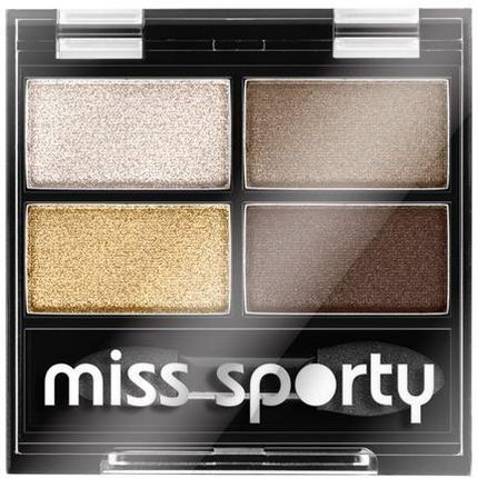 Miss Sporty Quattro Studio Poczwórne cienie do powiek 413 100% Golden 5g