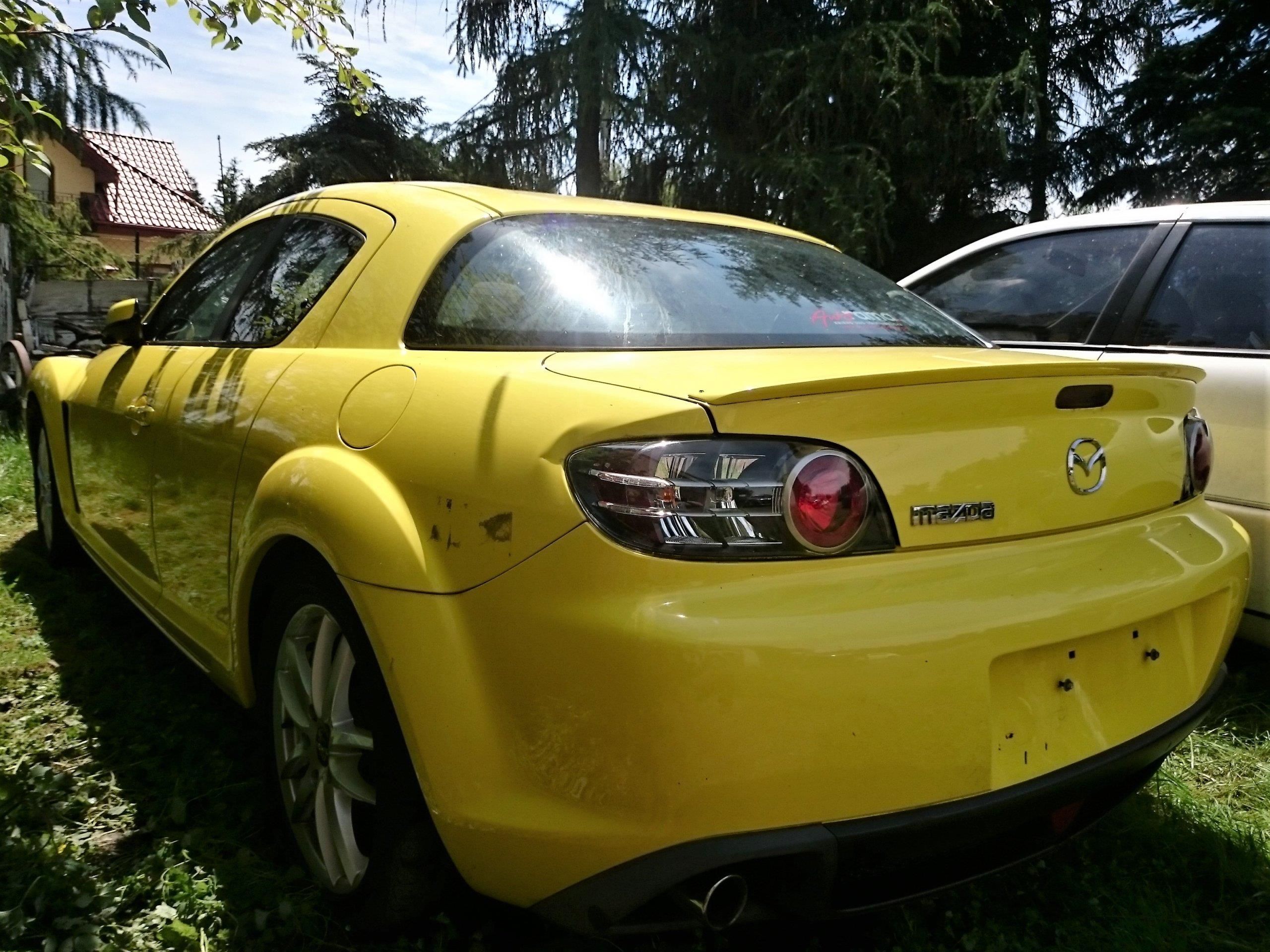 Mazda RX8 2004 benzyna 230KM żółty Opinie i ceny na