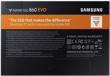 Dysk SSD Samsung 860 EVO 2TB 2,5 (MZ-76E2T0B/EU) - Opinie i