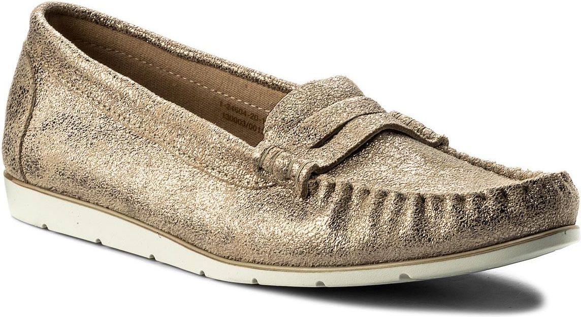 Mokasyny TAMARIS 1 24604 20 Champagne Met. 192 Ceny i Mokasyny TAMARIS 1 24604 20 Champagne Met. 192 Mokasyny