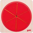 Drewniane puzzle warstwowe Okrągła mozaika 57737-Goki-układanki dla dzieci ® KUP TERAZ