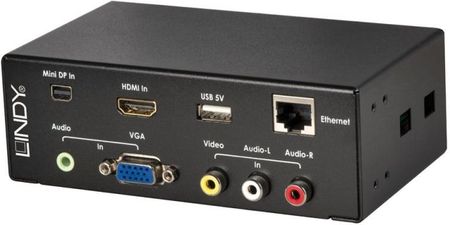 Lindy Konwerter VGA. Composite Video. Mini Display Port i Audio na HDMI (38270)