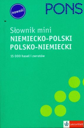 Pons słownik mini niemiecko-polski polsko-niemiecki