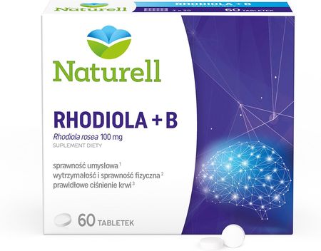 Tabletki Naturell Rhodiola + B 60 szt.