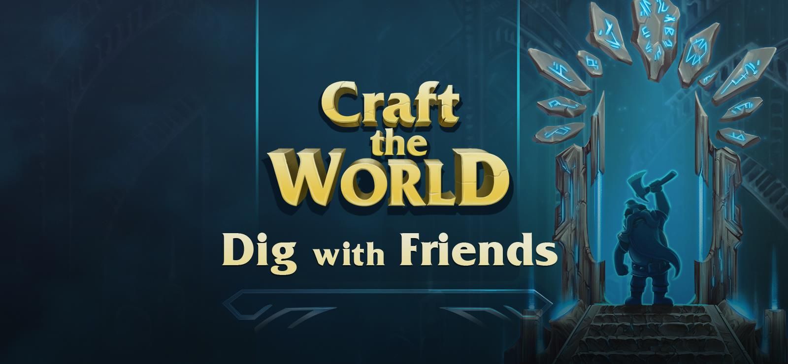 Craft the world dig with friends описание