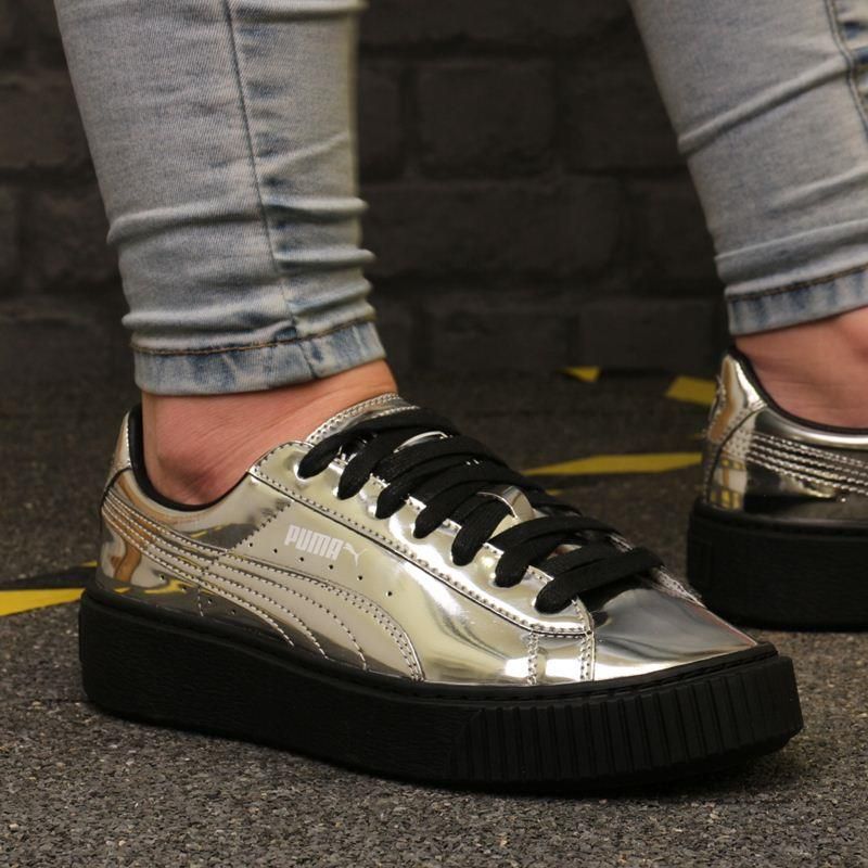 buty puma basket platform metallic buty puma basket platform metallic