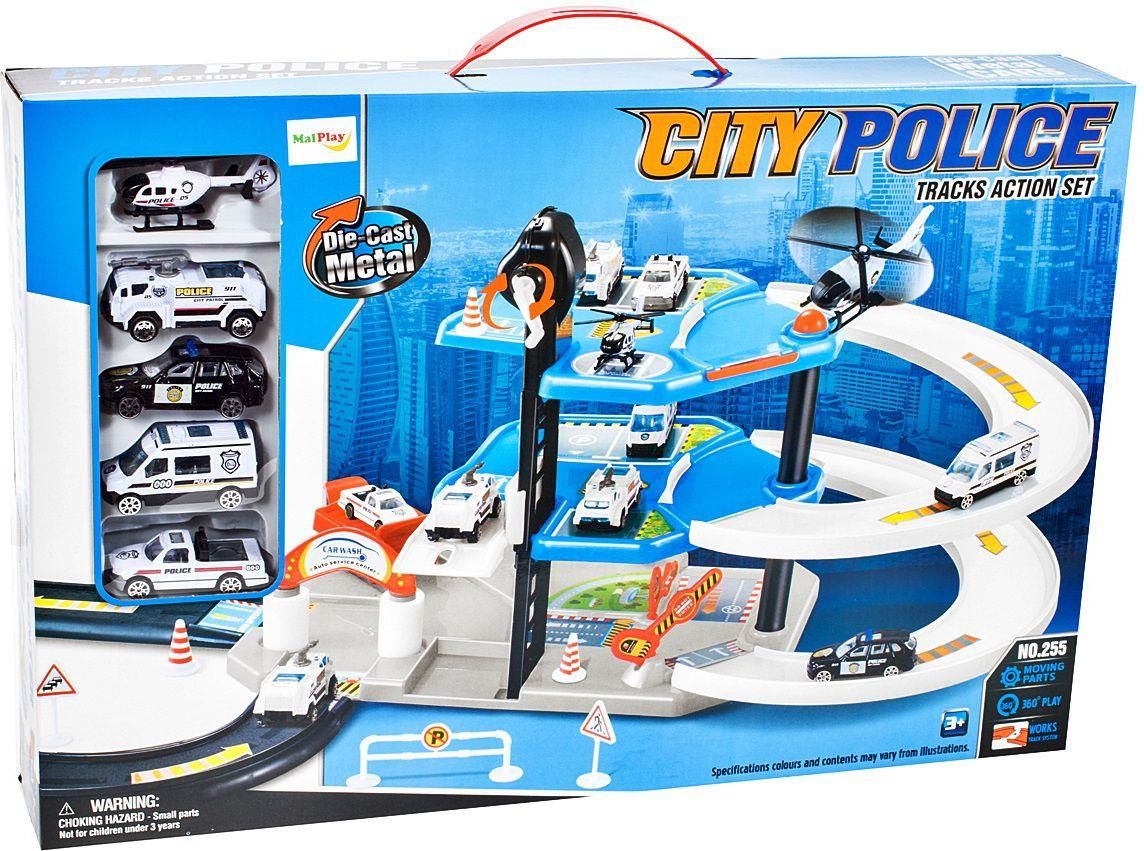 Malplay Parking Policyjny Z Autami I Helikopterem 105867 Wrocław
