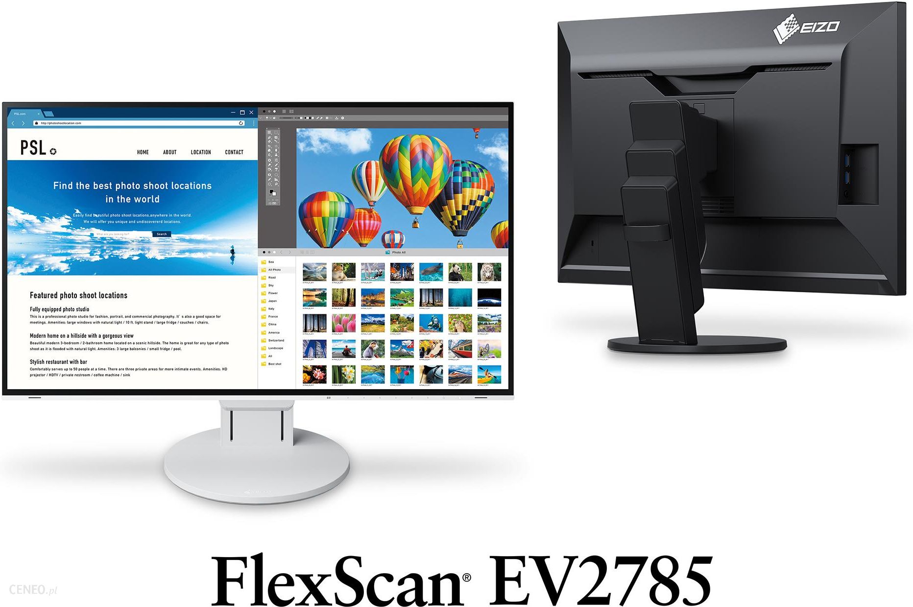 EIZO FlexScan EV2785-BK 4Kモニタ