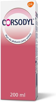 Corsodyl 0,2% Płyn do płukania jamy ustnej 300ml