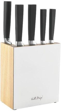 Vialli Design Super Zestaw 5 kutych noży w bloku