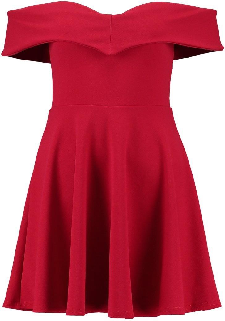 bardot skater dress missguided Missguided Scuba Bardot Skater Dress Size 16