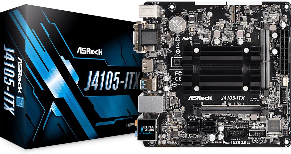 Asrock j4105 itx обзор