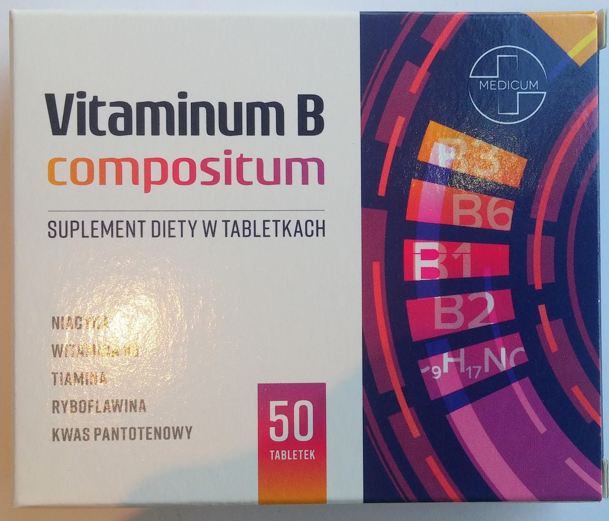 Max Medicum Vitaminum B Compositum 50 Tabl - Opinie I Ceny Na Ceneo.pl