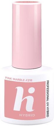 Hi Hybrid Lakier hybrydowy 218 Pink Marble 5ml