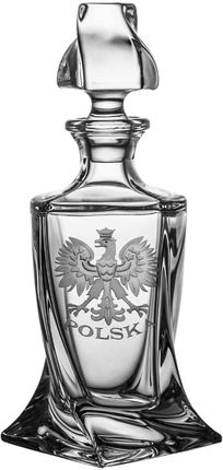 Karafka do alkoholu 0,5l  grawerka Orzeł Polska - 5307