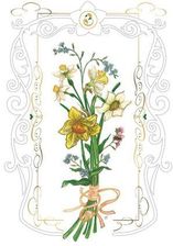 Zdjęcie Karnet kwiaty żonkile koperta 12x18cm - Ostrów Lubelski