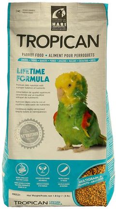 hagen hari Tropican Parrot Lifetime Granules dla dużych papug amazonek żako kakadu konury ary 1 8kg