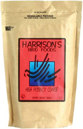 harrison's Harrison`s High Potency CoarseComplete Organic Parrot Food Granulat dla średnich i dużych papug 15% tłuszczu 450g