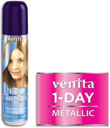 Venita 1-DAY Spray koloryzujący do włosów M4 Metallic Jeans 50ml