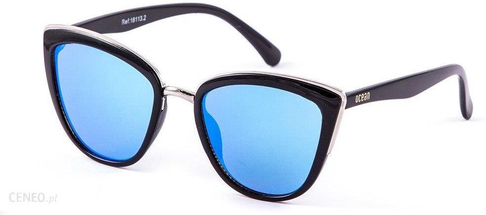 Okulary Przeciwsloneczne Damskie Ocean Sunglasses 18113 2 Cateye Niebieskie Ceny I Opinie Ceneo Pl