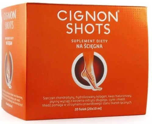 CIGNON SHOTS na ścięgna 20x10ml - zdjęcie 2 CIGNON SHOTS na ścięgna 20x10ml