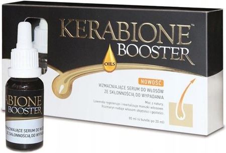 Kerabione Booster Oils Wzmacniające Serum Do Włosów 4X20 ml