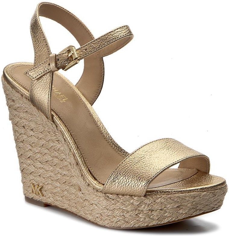 Michael kors jill deals wedge gold