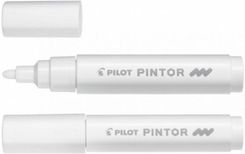 Zdjęcie Marker permanentny okrągły Pilot Pintor M Ptmw biały Fol - Nysa