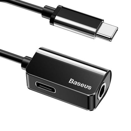 Baseus USB-C To USB-C + Jack 3.5mm Black (BSU025BLK)