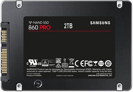 Dysk SSD Samsung 860 PRO 2TB 2,5 (MZ-76P2T0B/EU) - Opinie i
