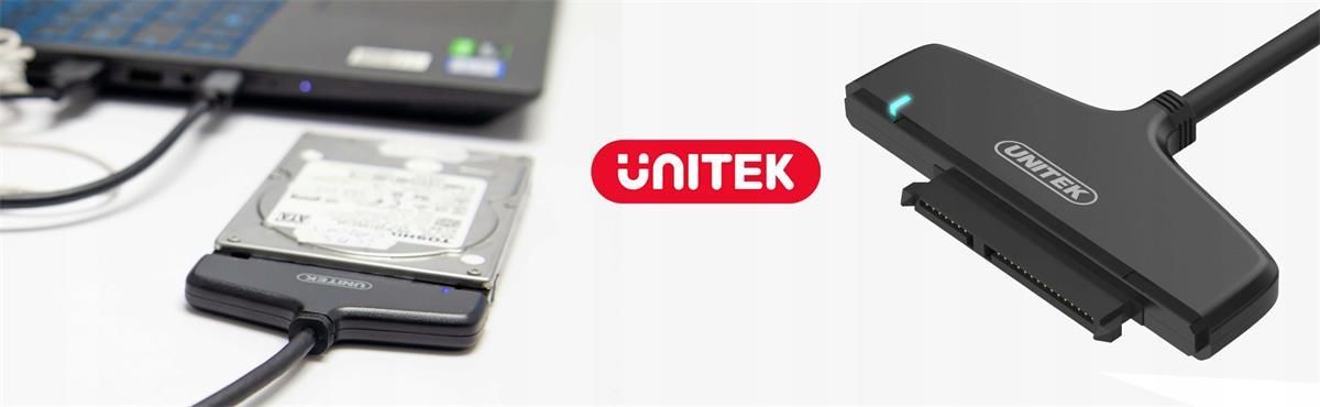 Unitek Mostek USB 3.0 do SATA III 6 Gbps (Y1096) - zdjęcie 5 Unitek Mostek USB 3.0 do SATA III 6 Gbps (Y1096)