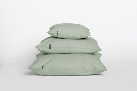 Poszewka na poduszkę 2 szt czysta bawełna PURE Hop Design, szałwiowa zieleń różne rozmiary