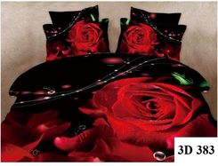 Pościel 3d Foto 160x200 Satyna Bawełniana Komplet 3 Części Wzór