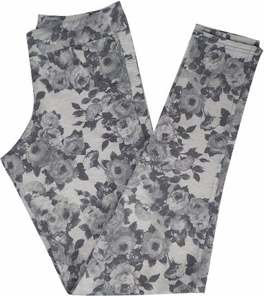 Calzedonia legginsy spodnie jasnoszare w kwiaty M - Ceny i opinie 
