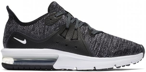 Buty sportowe męskie Nike air max sequent czarne z tkaniny