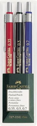 Faber Castell Ołówek Automatyczny Tk-Fine 3 Sztuki