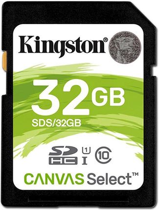 Kingston SDHC 32GB Canvas Select C10 UHS-I U1 (SDS32GB)