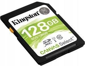 Kingston SDXC 128GB Canvas Select C10 UHS-I U1 (SDS128GB)