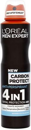 L'Oreal Men Expert Antyperspirant w sprayu Carbon Protect 150ml
