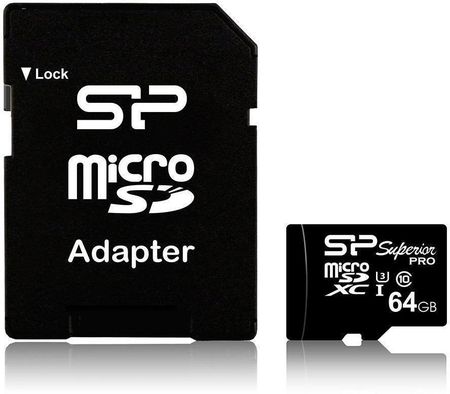 Silicon Power microSDXC 64GB Class 3 Elite UHS-1 (SP064GBSTXDU3V10SP)