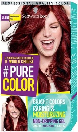 Schwarzkopf Pure Color Farba do włosów 6,88 Malinowa Czerwień