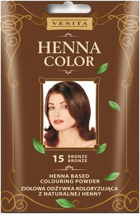 Venita Ziołowa odżywka koloryzująca Henna Color 30g 15 bronze