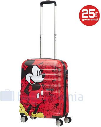 Mała kabinowa walizka SAMSONITE AT MICKEY COMICS RED 85667 Czerwona - czerwony
