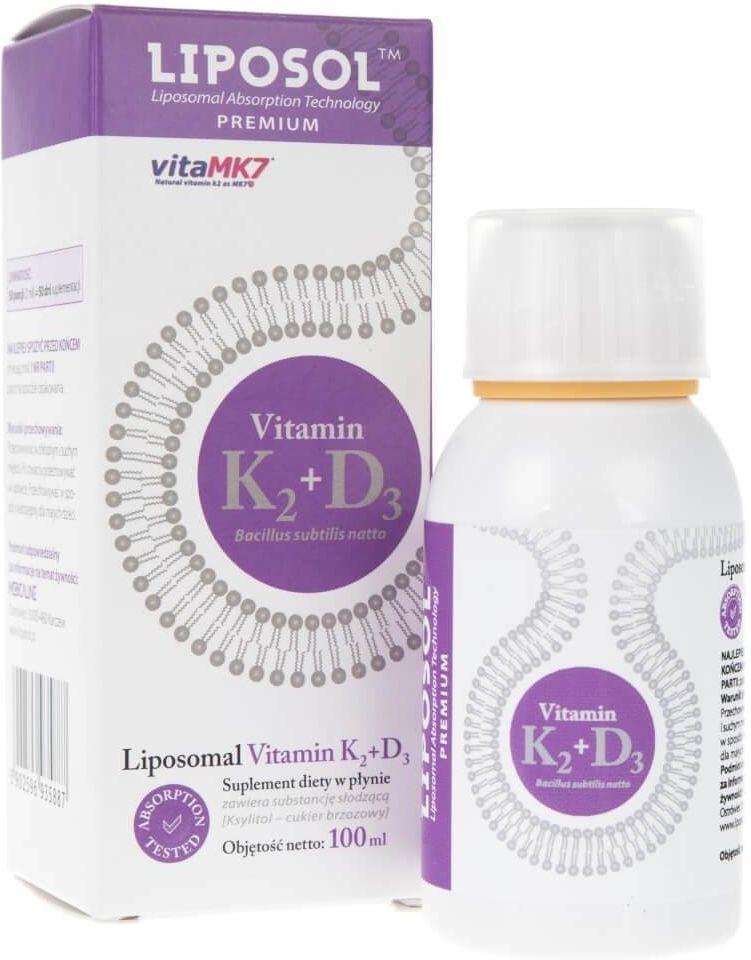 Medicaline Liposol Vitamin K2 D3 250ml Opinie I Ceny Na Ceneopl