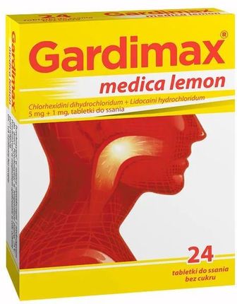 Gardimax medica Lemon 24 tabletki do ssania
