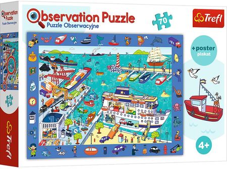 Trefl Puzzle 70el. Odwiedzamy Port 15536